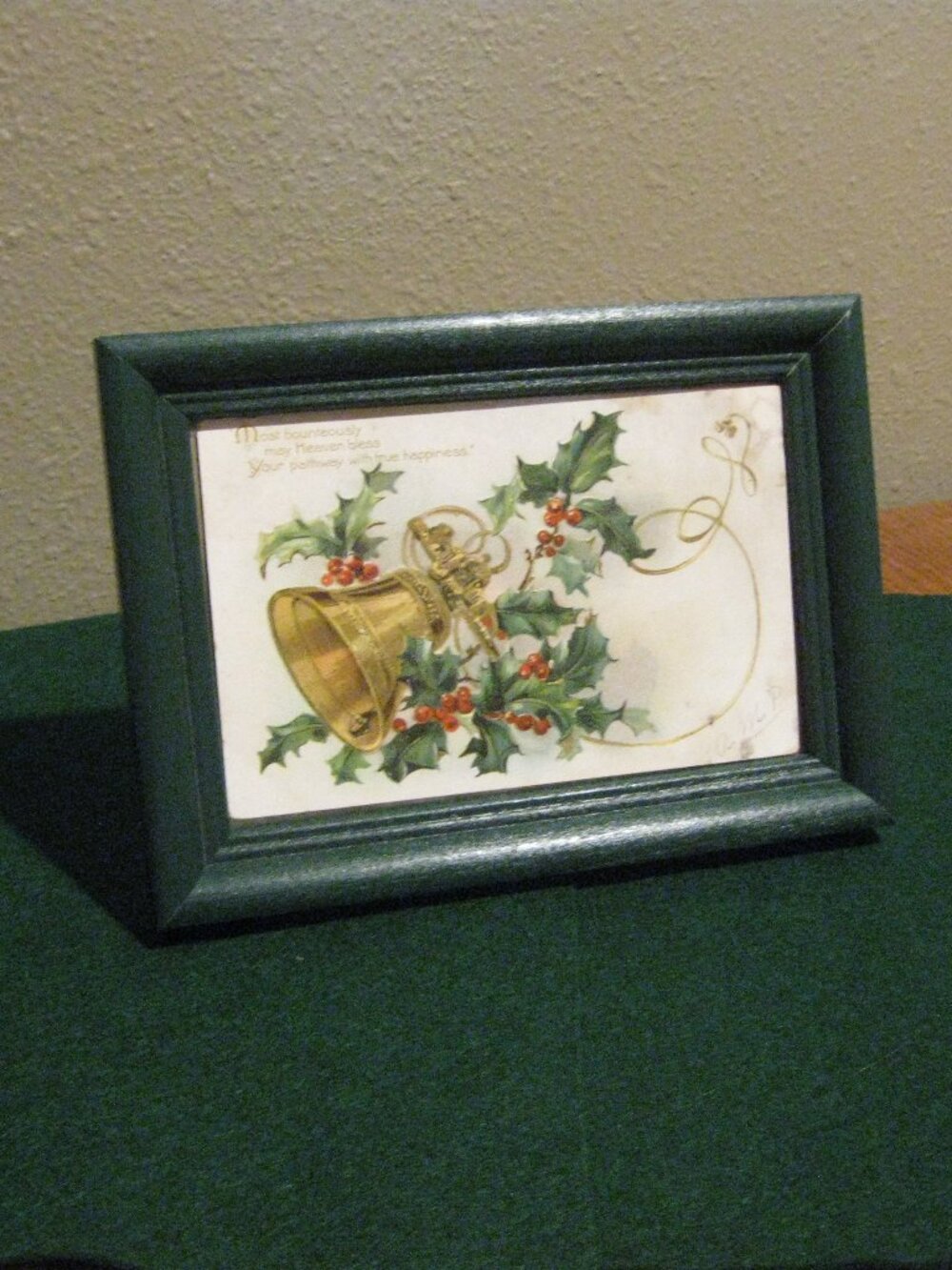 1906 Embossed Christmas Greetings Postcard